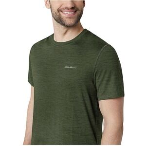 Eddie Bauer Men's Motion Tee FREEDRY Green Active T-Shirt, Large